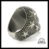Bague Skull Star (Acier)