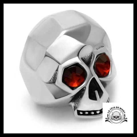 Bague Skulll Diamonds (Acier)