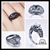 Bague Squelette Diamant (Acier)
