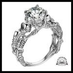 Bague Squelette Diamant (Acier)