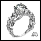 Bague Squelette Diamant (Acier)