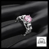 Bague Squelette Diamant (Acier)