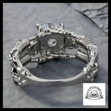 Bague Squelette Diamant (Acier)