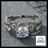 Bague Squelette Diamant (Acier)