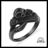 Bague Squelette Malfaisant (Acier)