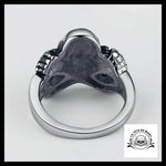 Bague Squelette Malfaisant (Acier)
