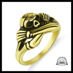 Bague Squelette Malfaisant (Acier)