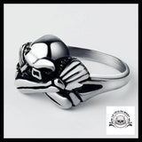 Bague Squelette Malfaisant (Acier)