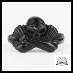 Bague Squelette Malfaisant (Acier)
