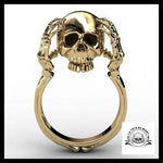 Bague Squelette Maudit (Acier)