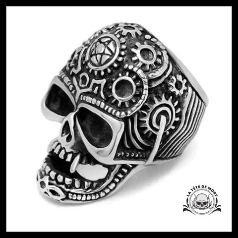 Bague Steampunk Homme (Acier)