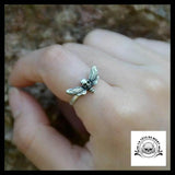 Bague Tête de Mort Abeille