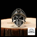 Bague Tête de Mort Allemande (Argent)