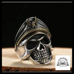 Bague Tête de Mort Allemande (Argent)