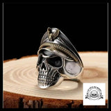 Bague Tête de Mort Allemande (Argent)