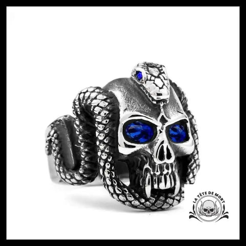 Bague Tête de Mort Anaconda