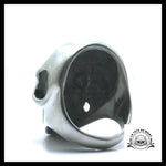 Bague Tête de Mort Anarchie (Acier)