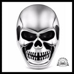Bague Tête de Mort Anarchie (Acier)