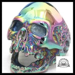 Bague Tête de Mort Arc-en-ciel