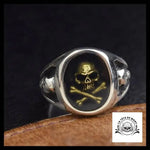 Bague Tête de Mort En Argent