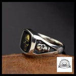 Bague Tête de Mort En Argent