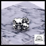 Bague Tête de Mort Argent Homme