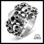 Bague Tête de Mort Argent Homme