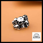 Bague Tête de Mort Argent Homme