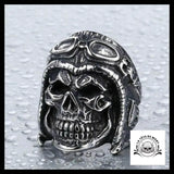 Bague Tête de Mort Avion (Acier)