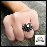 Bague Tête de Mort Baroque