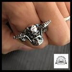 Bague Tête de Mort Biker