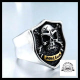 Bague Tête de Mort Biker Homme