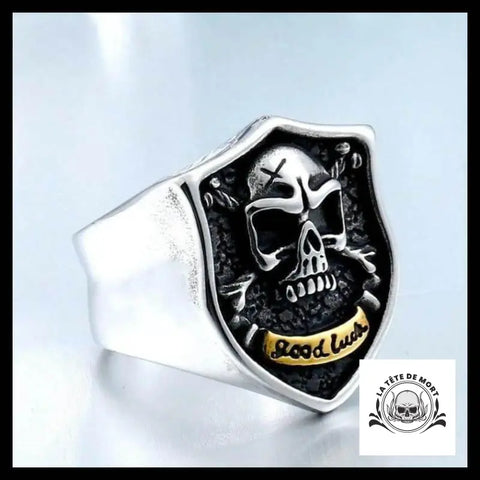 Bague Tête de Mort Biker Homme