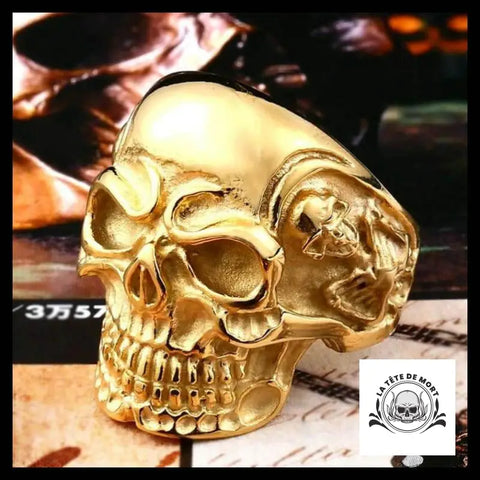 Bague Tête de Mort Biker Maudit