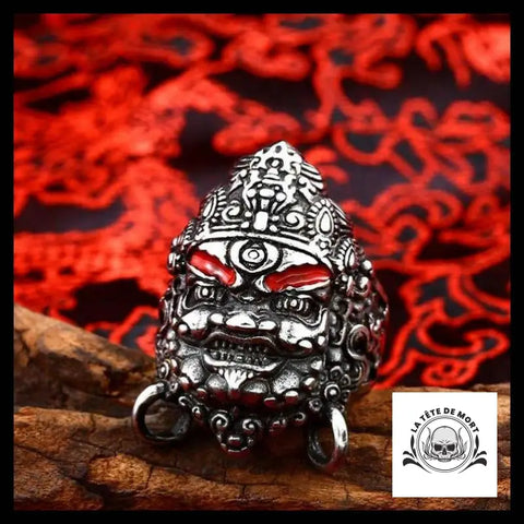 Bague Tête de Mort Bouddha