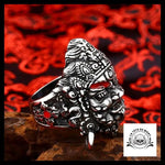 Bague Tête de Mort Bouddha