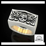 Bague Tête de Mort Cercueil Secret