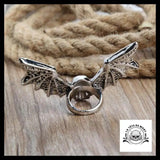 Bague Tête de Mort Chauve Souris (Acier)
