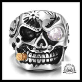 Bague Tête de Mort Cigare