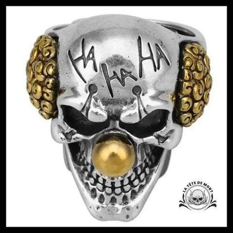 Bague Tête de Mort Clown