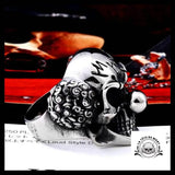 Bague Tête de Mort Clown Rieur