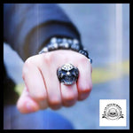 Bague Tête de Mort Clown Rieur