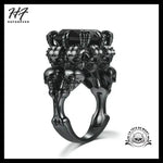 Bague Tête de Mort Couronne
