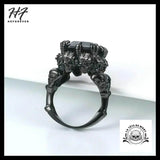 Bague Tête de Mort Couronne