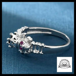 Bague Tête de Mort Couronne (Acier)