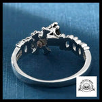 Bague Tête de Mort Couronne (Acier)