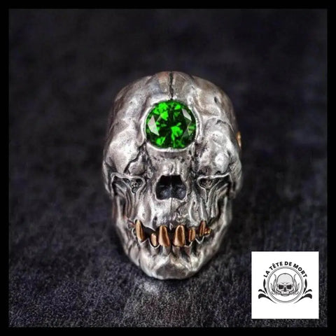 Bague Tête de Mort Crane Démon