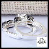 Bague Tête de Mort Dark (Acier)