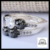 Bague Tête de Mort Dark (Acier)