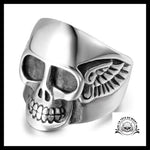 Bague Tête de Mort Démon (Acier)